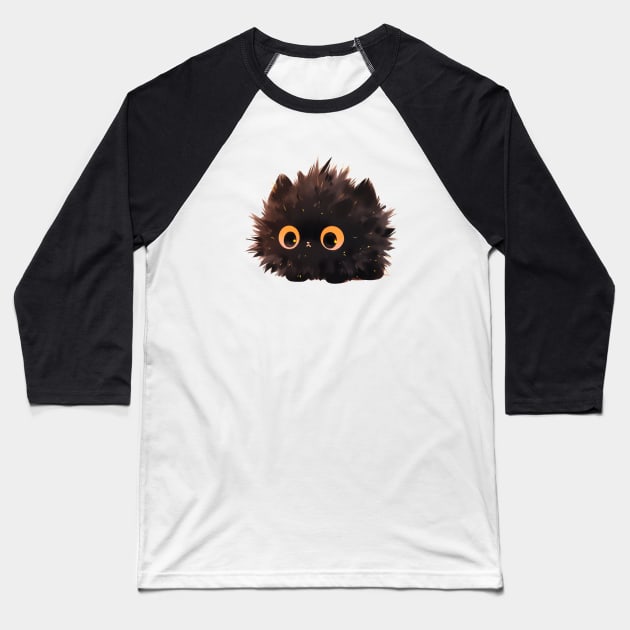 Surprised cat Baseball T-Shirt by xuanxuanshop